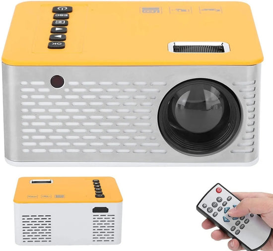 Mini Proyector LED Portátil - 110 Pulgadas, USB, Cine en Casa y Power Bank