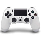 Control PS4 DualShock 4 inalámbrico blanco con panel táctil y conectividad Bluetooth genérico