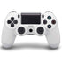 Control PS4 DualShock 4 inalámbrico blanco con panel táctil y conectividad Bluetooth genérico