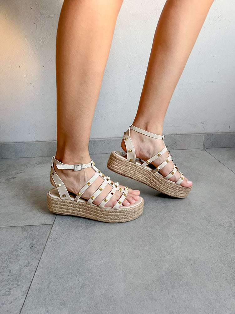 Sandalia de Plataforma Yute