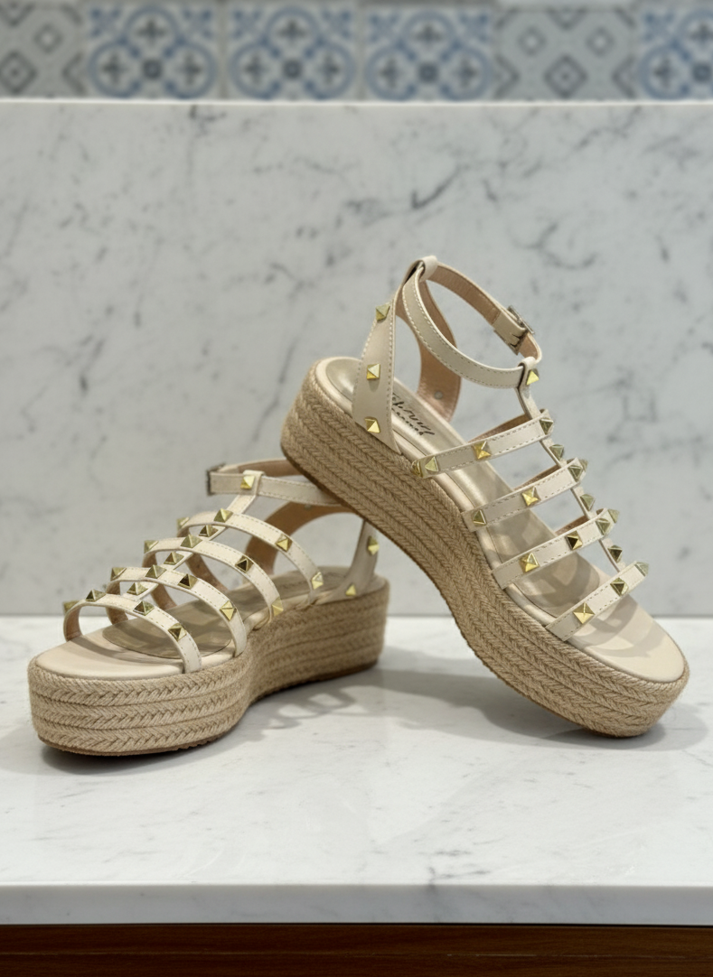 Sandalia de Plataforma Yute