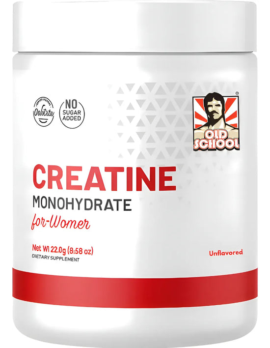Creatina para Mujer (240g) - Monohidratada + Colágeno y BCAA | Old School Labs