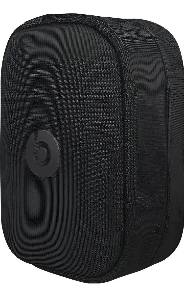 Estuche negro resistente para Diadema Beats Studio Pro con logo táctil