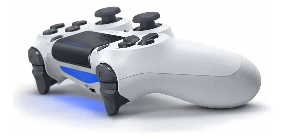 Control PS4 DualShock 4 inalámbrico genérico blanco con panel táctil y Bluetooth